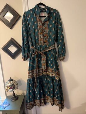 Victoria Dunn Folly Maxi Cornflower